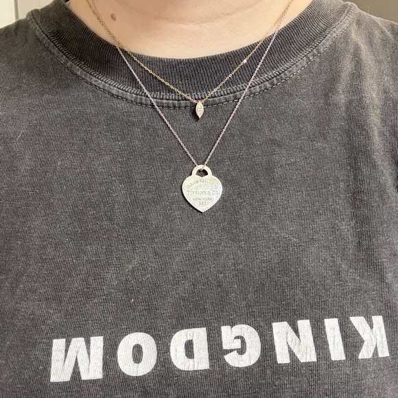 Tiffany & Co. Silver Heart Necklace (Medium) - Picture 5 of 5